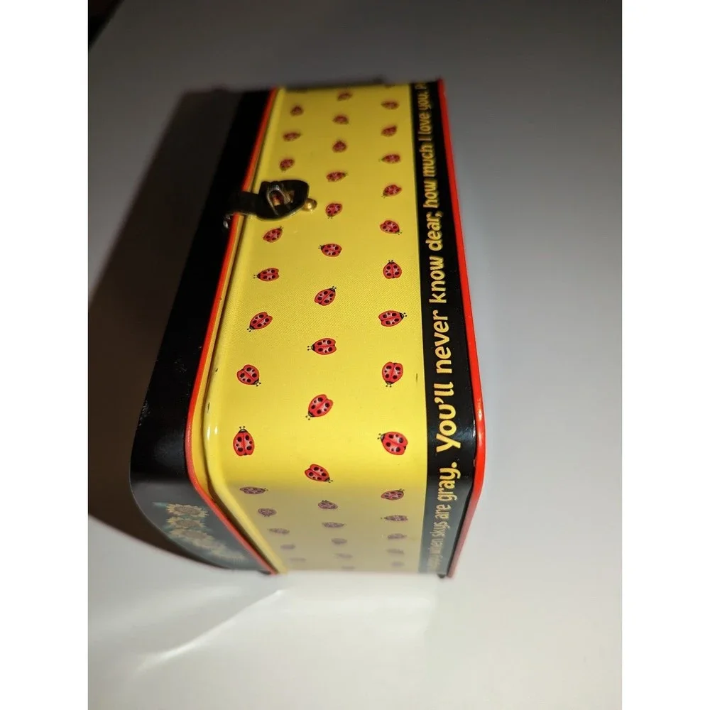 Sunflowers, Ladybugs, Garden Metal Tin